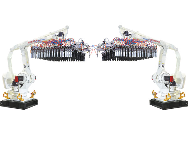 工業(yè)機(jī)器人自動(dòng)切碼翻系統(tǒng).